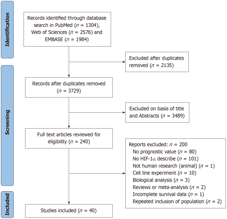 High hypoxia inducible factor-1α expression is associated with reduced survival in patients with breast cancer: A meta-analysis.