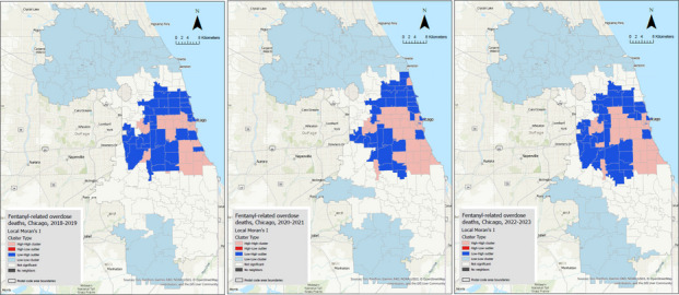 Spatiotemporal Analysis of Fentanyl-Associated Overdose Deaths in Chicago, IL, USA.