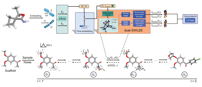 3D-EDiffMG: 3D equivariant diffusion-driven molecular generation to accelerate drug discovery.