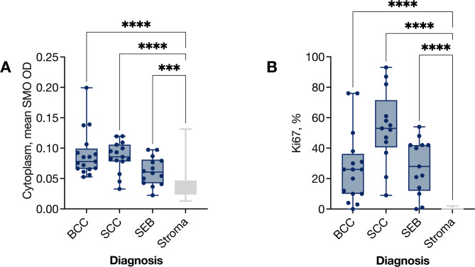 Immunohistochemical expression of smoothened in periocular basal cell, squamous cell and sebaceous carcinomas.