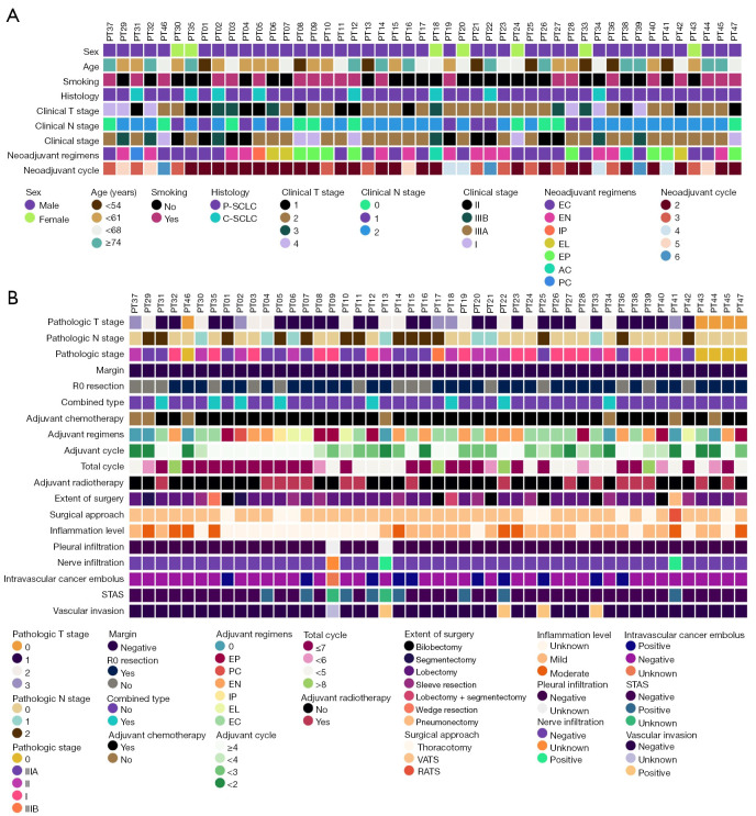 A retrospective real-world single-arm study evaluating the efficacy and safety of neoadjuvant chemotherapy in patients with selected limited-stage small-cell lung cancer.