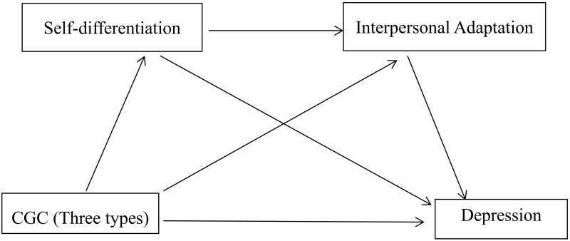 Relationship Between Cross-Generational Coalitions and Depression Among Chinese College Students: The Chain Mediating Roles of Self-Differentiation and Interpersonal Adaptation.