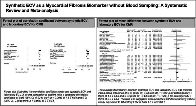 Synthetic extracellular volume fraction as an imaging biomarker of the myocardial interstitium without blood sampling: a systematic review and meta-analysis.