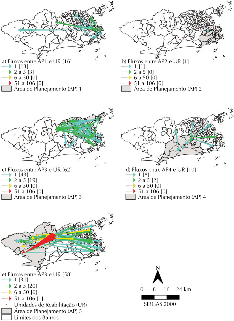 Congenital Zika syndrome: geographical access to the health care network.