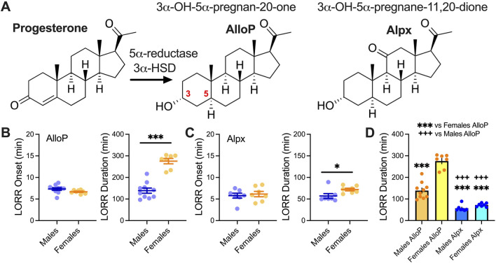 Comparative electrophysiological study of neuroactive steroid-induced hypnosis in mice: sex and drug-specific differences.