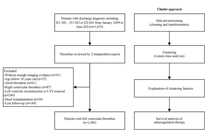 Identification of Anticoagulation Benefit Subgroups of Patients With Left Ventricular Thrombus.