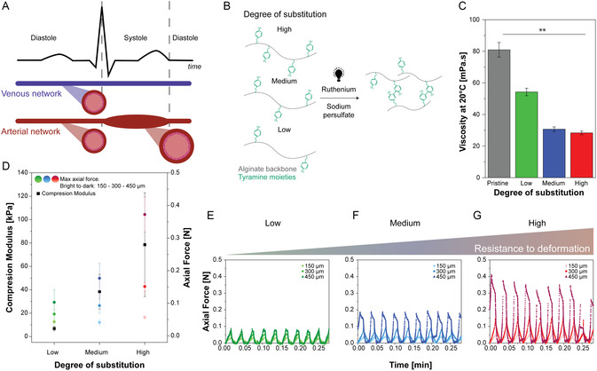 Mechanically Tunable Biofabricated Channels Enable Mimicking Arterial Pulsatility and Dynamic Tissue Actuation.
