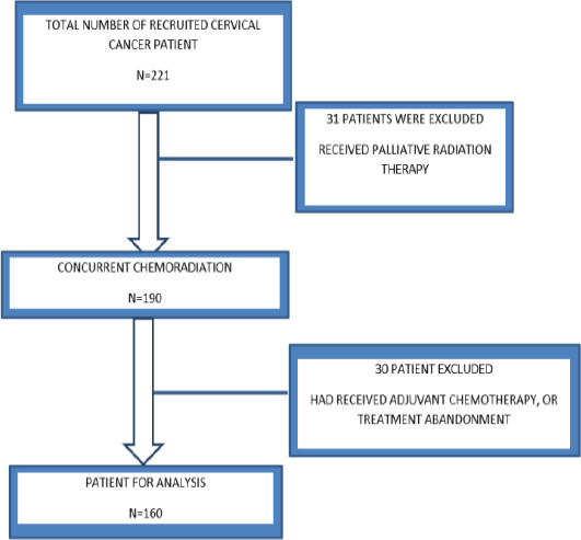 Clinical profile and immediate outcomes of concurrent chemoradiation for cervical cancer at the Bugando medical centre in Mwanza, Tanzania.