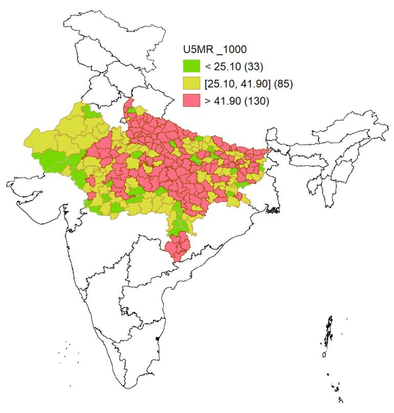Survival Machine-Learning Approach for Predicting Under-Five Mortality in Low Sociodemographic Index States of India.