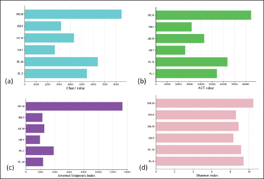 Microbial community of civet excreta fed by robusta cherry coffee in Indonesian civet coffee production.