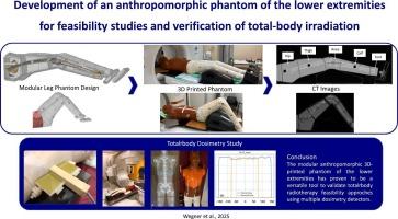 Development of an anthropomorphic phantom of the lower extremities for feasibility studies and verification of total-body irradiation