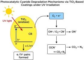 Detoxification of wastewater with toxic cyanide substance using TiO2-based photocatalysts