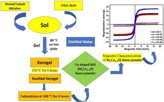 Engineering magnetic phase transitions and bandgap tunability in Co-doped NiO nanoparticles for spintronic and optoelectronic applications