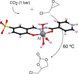 A new mononuclear hydrazone-based aluminum complex as a catalyst for solvent-free CO2 cycloaddition reaction