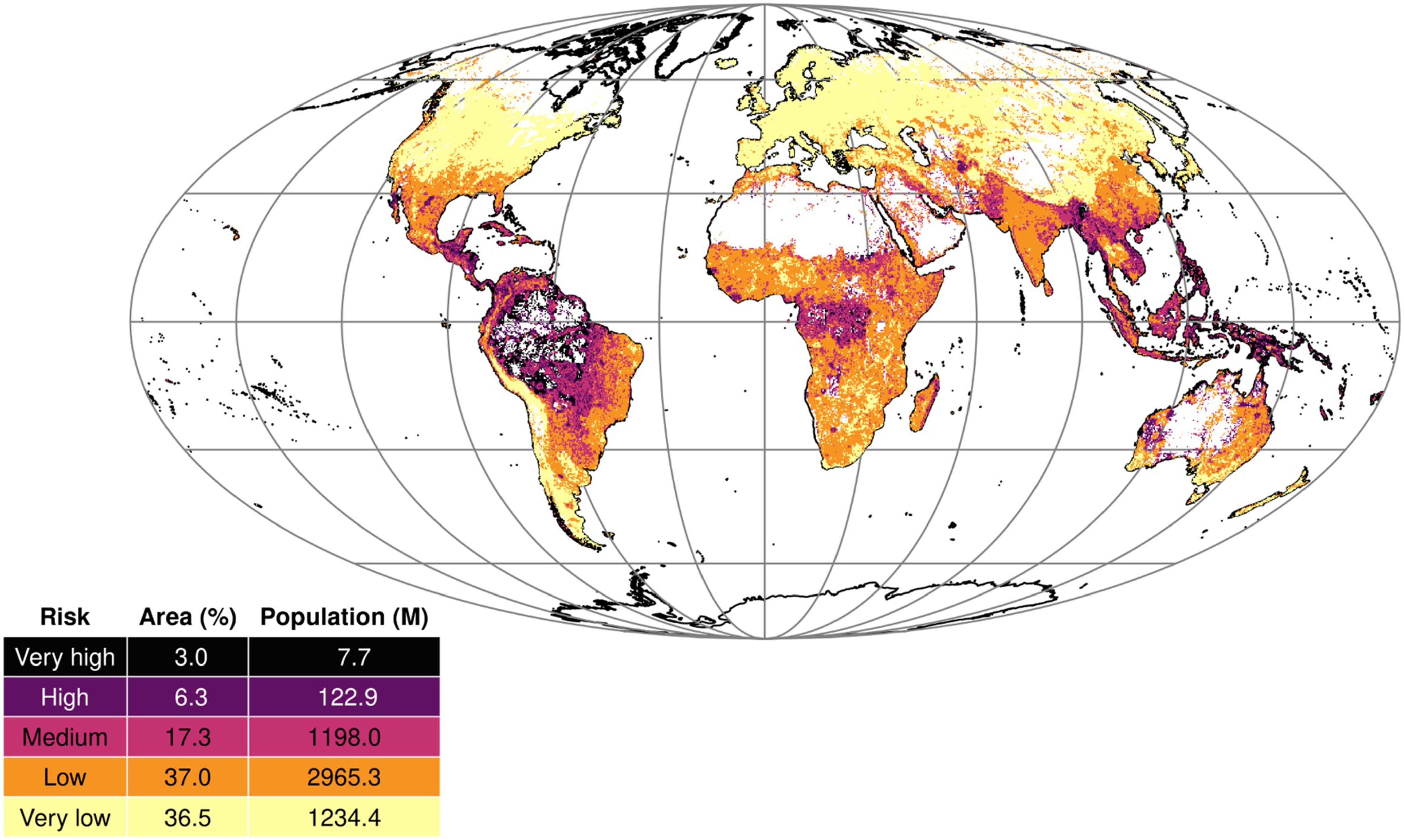 Assessing the risk of diseases with epidemic and pandemic potential in a changing world