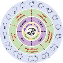 Mechanosynthesis of N-heterocyclic compounds via ball milling