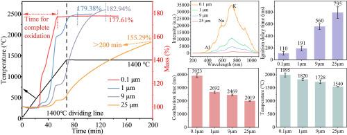 Thermodynamic and experimental investigation of critical factors influencing the combustion characteristics of aluminum particles