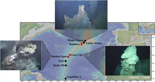 The Control of End-Member Iron-to-Sulfide Ratios on Hydrothermal Plume Geochemistry at the Rainbow, Broken Spur, and Lost City Vent Fields in the Mid-Atlantic Ridge