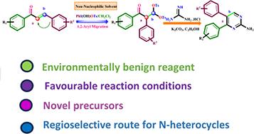 Convenient, direct, metal-free, regioselective and de novo synthesis of 2,4,5-trisubstituted pyrimidines using α-aryl-β, β-ditosyloxy ketones†