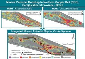 Mapping Cu–Au mineral potential (IOCG and Cu–Au polymetallic) in the Northern Copper Belt, Carajás Mineral Province: A data-driven, mineral systems-based approach