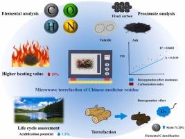 Microwave torrefaction of biomass waste: Fuel property evaluation and life cycle impact