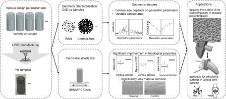 Friction and wear reduction effect of laser powder bed fusion produced Voronoi structures in lubricated metal-polymer sliding pairs