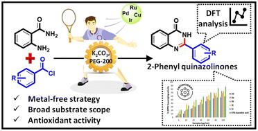 Base-promoted transition-metal-free synthesis of quinazolinones with antioxidant activity†