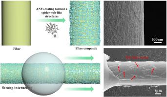 Enhanced interfacial adhesion of aramid fiber composites by constructing a spider silk inspired nanofiber network at interphase