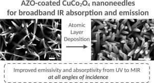 AZO-coated refractory nanoneedles as ultra-black wide-angle solar absorbers