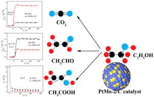 Ethanol electro-oxidation on a carbon-supported Pt–Mo electrocatalyst: a study by pinhole on-line differential electrochemical mass spectrometry