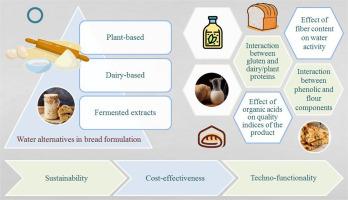 The role of water alternatives in bread formulation and its quality; An emerging source of sustainable and cost-effective bakery improvers