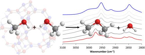 Operando infrared spectroscopy to probe the importance of framework selection in silicon-doped aluminophosphates, SAPO-5, SAPO-11, SAPO-18, and SAPO-34, for acid catalysed dimethyl ether formation