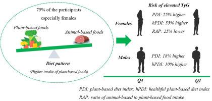 Association of elevated TyG level with plant-based diets in the context of imbalanced dietary pattern