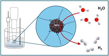 Nanoscale NiCu electrocatalyst for the hydrogen evolution reaction†
