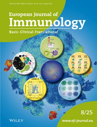 Cover Story: Eur. J. Immunol. 8'25