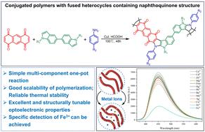 Synthesis and applications of fused heterocyclic polymers containing naphthoquinone structures†