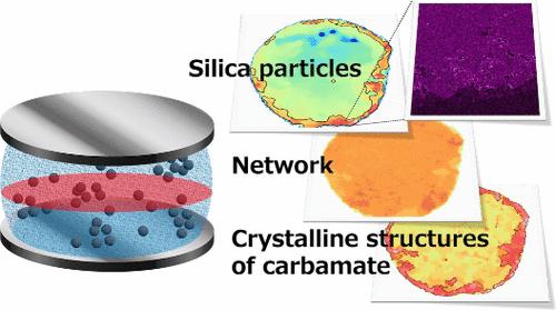 Nondestructive Evaluation of the Spatial Distribution of Nanofillers and Network Structures in Buried Epoxy Resins under Adhesion Conditions