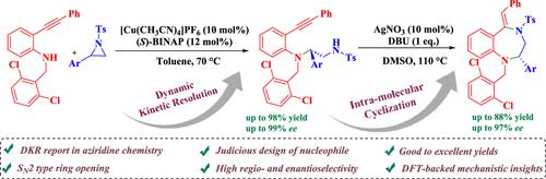 Asymmetric Ring-Opening Transformation of Racemic Aziridines: Enantioselective Route to Benzodiazepines