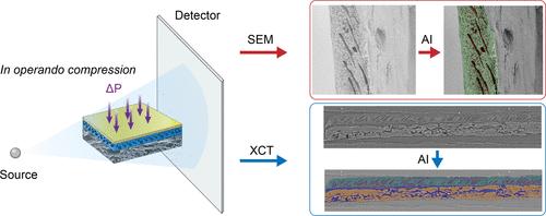 Nondestructive In Operando Imaging of Thin Film Composite Membrane Compaction Enhanced by AI-Based Segmentation