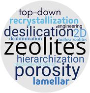 Top-down engineering of zeolite porosity†