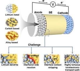 Development of advanced anodes for solid-state lithium batteries