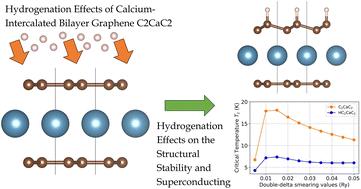 Hydrogenation effects on the structural stability and superconducting properties of calcium-intercalated bilayer graphene C2CaC2
