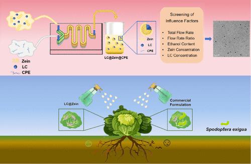 Microfluidic Manipulation Enabling Controllable and Eco-Friendly Lambda-Cyhalothrin Nanopesticides for Highly Efficient Pest Control