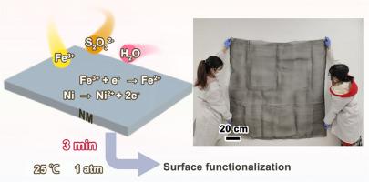 Square-meter-scale nickel-based anode: Facile room-temperature construction for efficient industrial water electrolysis