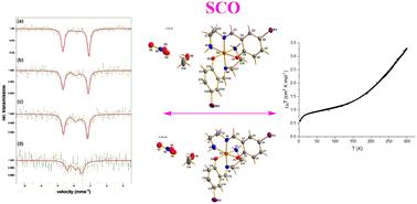 Broad spin crossover in an iron(iii) Schiff base complex with a cis-FeN4O2 coordination environment†