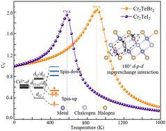 Realization of half-metallic intrinsic ferromagnetism with high Curie temperatures by the low oxidation state of chromium in Cr2TeX2 (X = Br, I) monolayers†