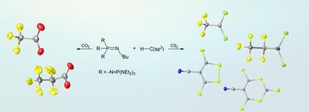 Phosphazene Base Mediated (sp3)CH Functionalization with CO2 and CS2