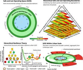 Navigating the safe and just operating space for urban systems: A cross-scale landscape approach