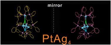 One-pot synthesis of atomically precise chiral PtAg4 nanoclusters