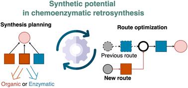 Chemoenzymatic synthesis planning guided by synthetic potential scores